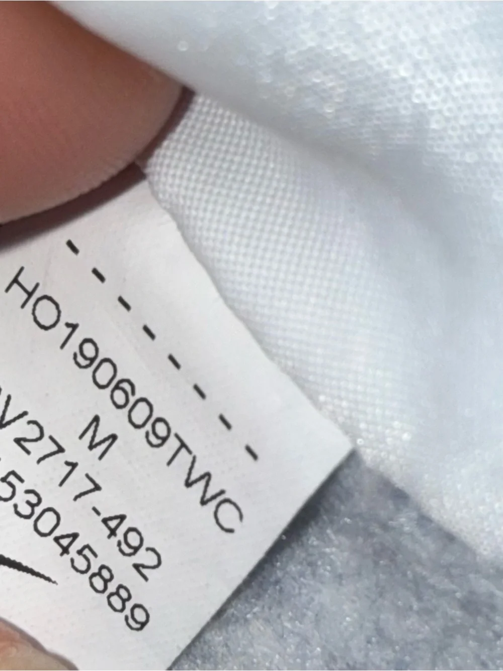 Nike White and Gray Interior Pullover with Tag